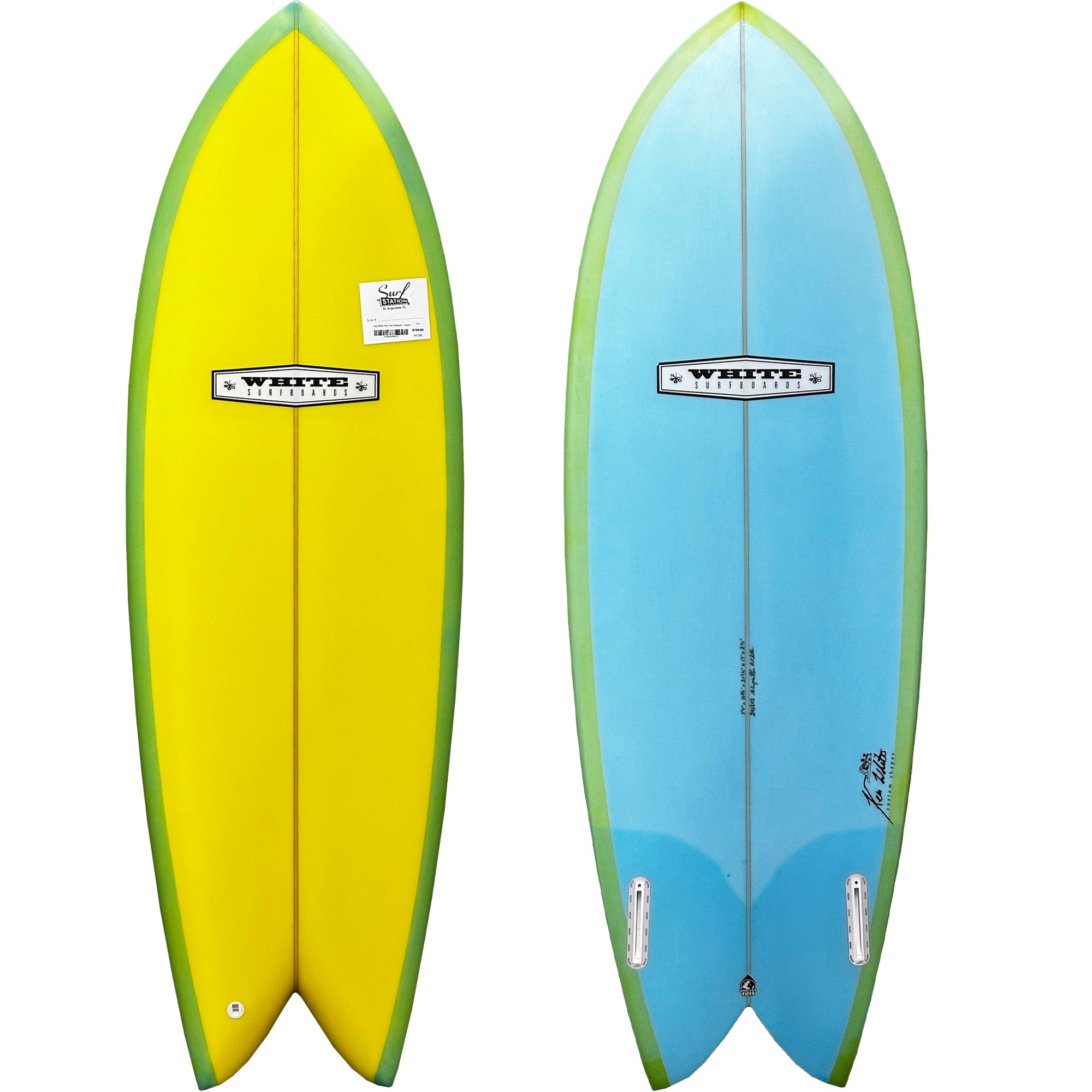 Ken White Twin Fish Surfboard - Futures