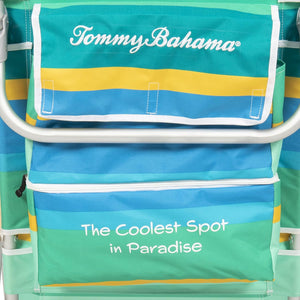 Tommy Bahama Easy N Easy Out Backpack Beach Chair - Green Stripe