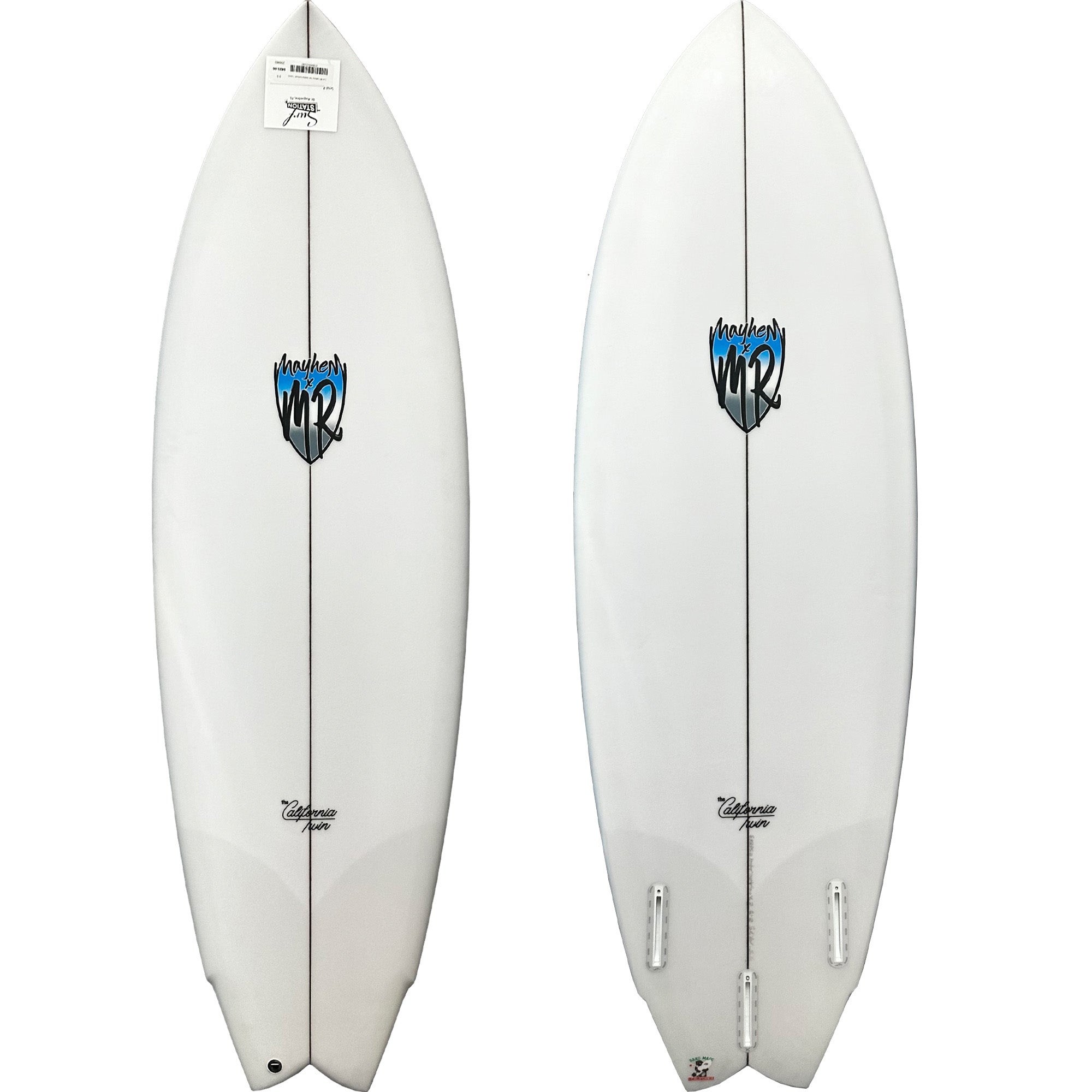 Lost MR California Twin Swallow Surfboard - Futures