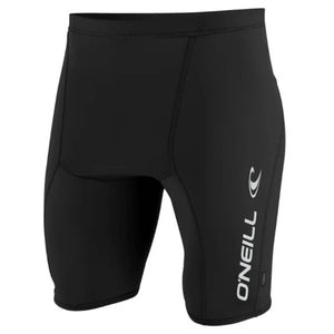 O'Neill Premium Skins Men's Rashguard Shorts - Black/Silver
