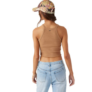 O'Neill Alyx Rib Women's Tank Top - Tobacco Brown