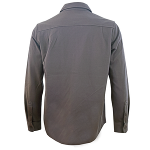 Surf Station Banks Men's L/S Flannel - Charcoal