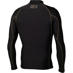O'Neill TRVLR Men's L/S Rashguard- Black/Rasta