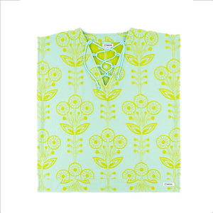 Sand Cloud Floral Bunch Women's Cover Up - Seafoam