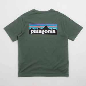 Patagonia P-6 Logo Men's S/S T-Shirt - Canopy Green
