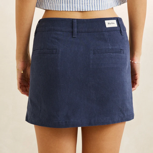 Rhythm Canyon Mini Women's Skirt - Dark Blue