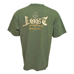 Lost Cobra Boxy Men's S/S T-Shirt - Forest Green