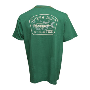 Marsh Wear Currents Men's S/S T-Shirt - Antique Green