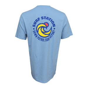 Surf Station Dawn Patrol Men's S/S T-Shirt - Artic Blue