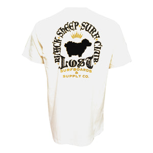 Lost The Flocker Men's S/S T-Shirt - Vintage White