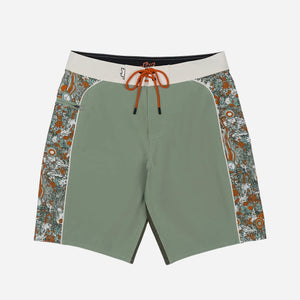 Lost Garden Of Delight Men's Boardshorts - Olive