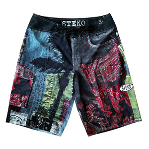 Steko Gypsey 22.5" Men's Boardshorts - Blue