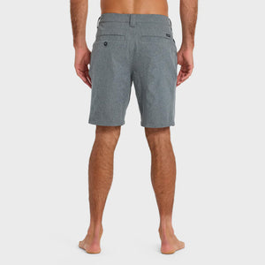 Quiksilver Union Heather Amphibian 20" Hybrid Men's Walkshorts - Black