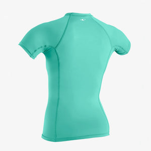 O'Neill Basic Skins 2 Women's S/S Rashguard - Holiday