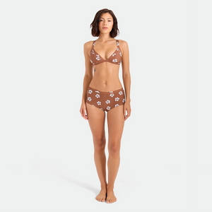 Volcom Coco Retro Bloom Surf Women's Bikini Bottoms - Java Brown