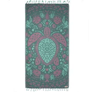 Sand Cloud Towel - Jewel Turtle