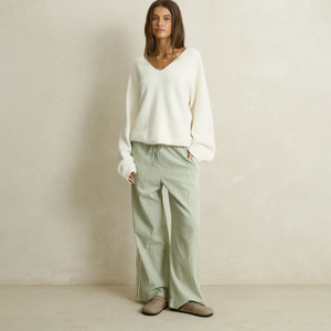 Rhythm Kirri Check Women's Pants - Green
