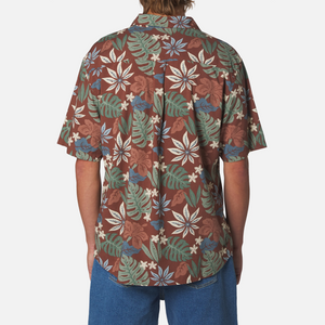 Katin Oasis Men's S/S Dress Shirt - Mahagony