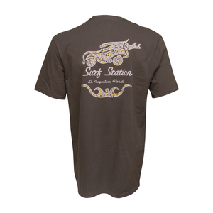 Surf Station Paisley Men's S/S T-Shirt - Grey