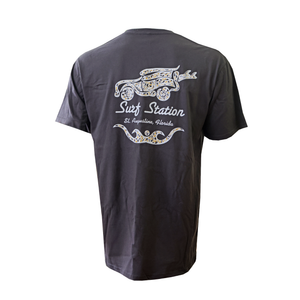 Surf Station Paisley Men's S/S T-Shirt - Grey