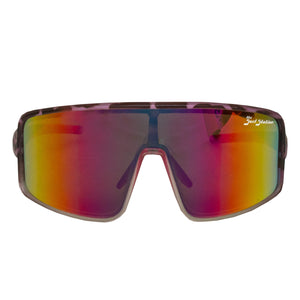 Surf Station Speedway Men's Sunglasses - Clear Pink Tiger Polarized