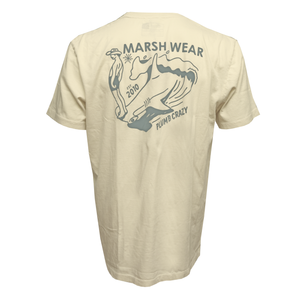 Marsh Wear Plumb Crazy Men's S/S T-Shirt - Vintage White