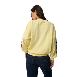 Rip Curl Stephanie Gilmore Heritage Oversized Women's L/S Fleece - Soft Yellow