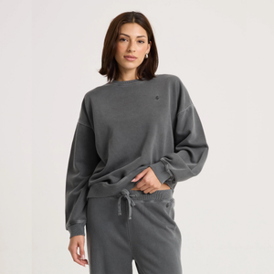 Volcom Stone Soft Crew Women's L/S Sweater - Vintage Black