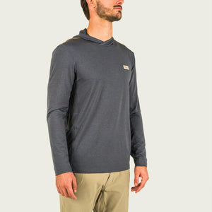 Marsh Wear High Noon HD Performance Men's L/S Hoodie - Charcoal Heather