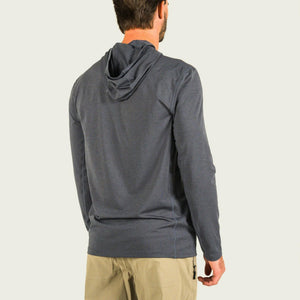Marsh Wear High Noon HD Performance Men's L/S Hoodie - Charcoal Heather