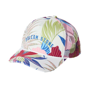 Volcom Into Paradise Women's Trucker Hat - Vintage White