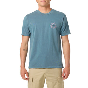 O'Neill O'Riginals Sun Palm Relaxed Men's S/S T-Shirt - Aegean Blue