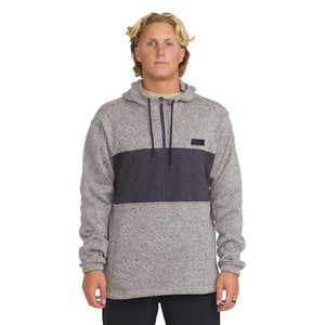 Billabong Adventure Division Boundary Pullover Quarter Zip Men's L/S Hoodie - Alloy