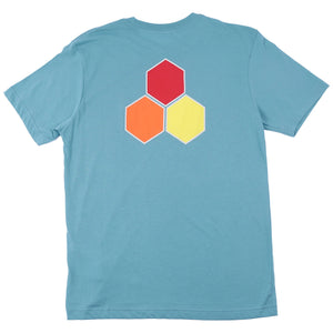 Channel Islands Classic Hex Men's S/S T-Shirt - Aqua