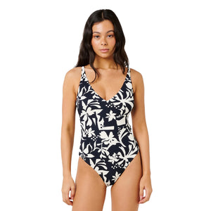 Rip Curl Topanga Geo One Piece Women's Swim Suit - Black