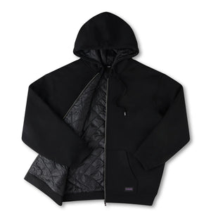 Former Global Mind Lined Zip-Up Men's Hoodie - Black