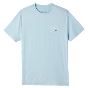 O'Neill TRVLR Upf S/S Sun Shirt - Heather Light Blue