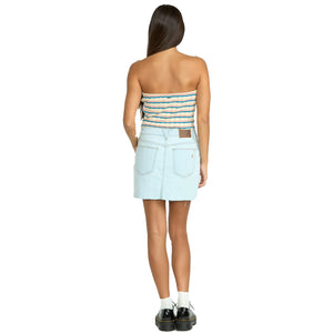 Volcom Dropping In Women's Skirt - Cruzer Blue