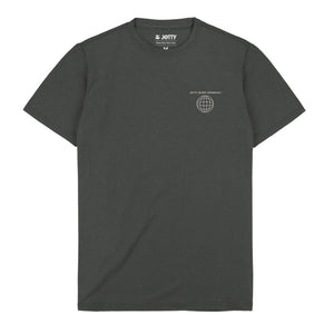 Jetty Striker Men's S/S T-Shirt - Black Sand