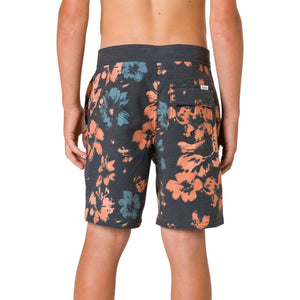 Katin Donna Hybrid Youth Boy's Boardshorts - Black Wash