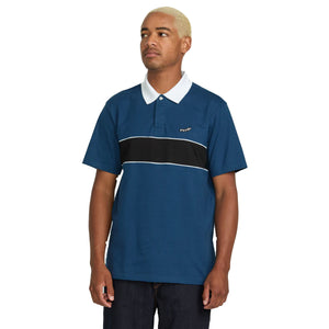 Volcom Gemstone Men's S/S Dress Shirt - Deep Blue