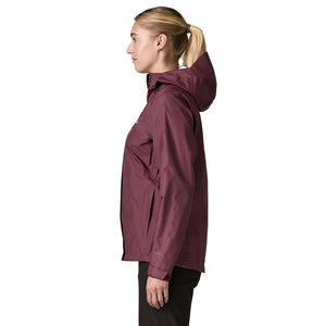 Patagonia Torrentshell 3L Rain Women's L/S Hoodie - Berry Fig