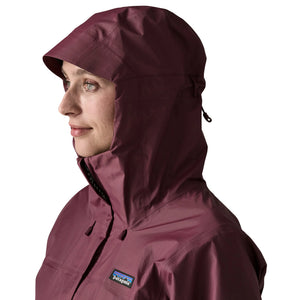 Patagonia Torrentshell 3L Rain Women's L/S Hoodie - Berry Fig