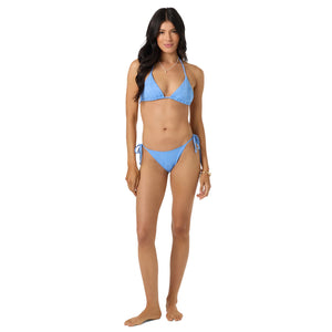O'Neill Hibiscus Tide Maracas Medium Women's Bikini Bottoms - Blue Glass
