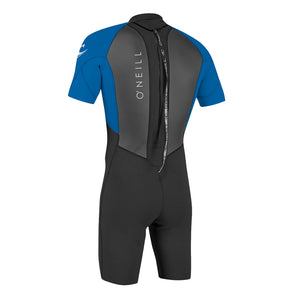 O'Neill Reactor-II 2mm Men's S/S Springsuit Wetsuit - Black/Ocean
