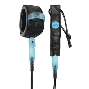 Pro-Lite Comp Double Swivel Surfboard Leash - 6'0"/Black