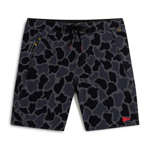 Florence Marine X Cordura® Airtex 18.5" Men's Boardshorts - Black Camo