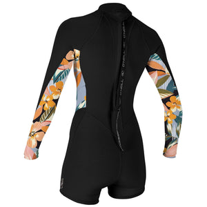 O'Neill Bahia 2/1mm Women's Back Zip L/S Women's Springsuit Wetsuit