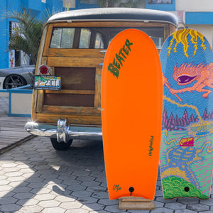 Catch Surf Beater Original 54 Tetsunori Tawaraya Finless Soft Surfboard - Orange