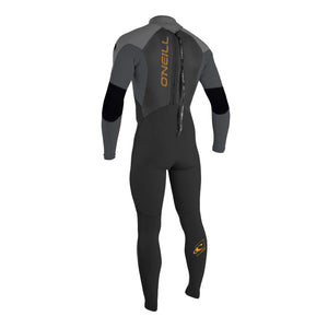 O'Neill Epic 4/3 Back-Zip Youth Boy's Fullsuit Wetsuit - Black/Graphite/Smoke